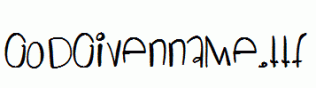 GodGivenName.ttf