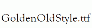 GoldenOldStyle.ttf