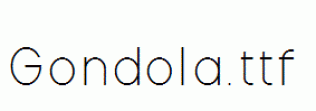 Gondola.ttf