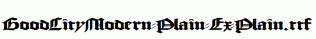 GoodCityModern-Plain-Ex-Plain.ttf