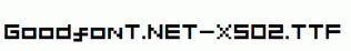 GoodfonT.NET-XS02.ttf