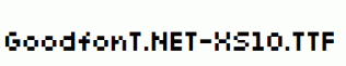 GoodfonT.NET-XS10.ttf