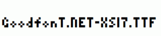 GoodfonT.NET-XS17.ttf
