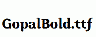 GopalBold.ttf