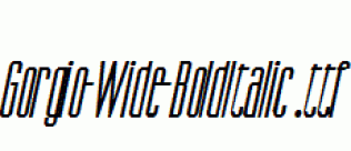 Gorgio-Wide-BoldItalic.ttf