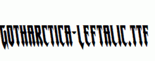 Gotharctica-Leftalic.ttf