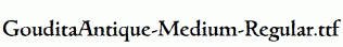GouditaAntique-Medium-Regular.ttf
