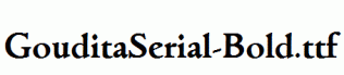 GouditaSerial-Bold.ttf