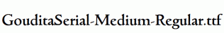 GouditaSerial-Medium-Regular.ttf