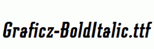 Graficz-BoldItalic.ttf