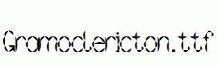 Gramoclericton.ttf