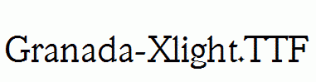 Granada-Xlight.ttf