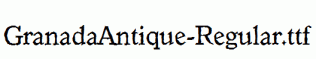 GranadaAntique-Regular.ttf