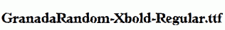 GranadaRandom-Xbold-Regular.ttf