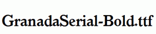 GranadaSerial-Bold.ttf