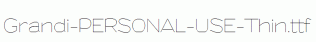 Grandi-PERSONAL-USE-Thin.ttf