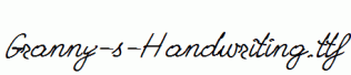 Granny-s-Handwriting.ttf