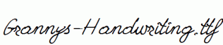 Grannys-Handwriting.ttf