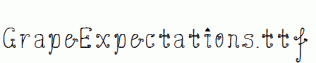 GrapeExpectations.ttf