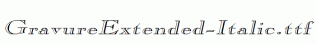 GravureExtended-Italic.ttf