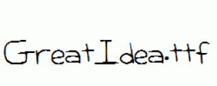 GreatIdea.ttf