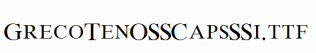 GrecoTenOSSCapsSSi.ttf