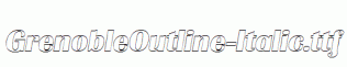 GrenobleOutline-Italic.ttf