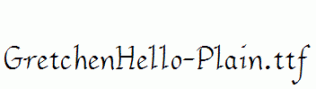 GretchenHello-Plain.ttf