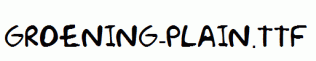 Groening-Plain.ttf