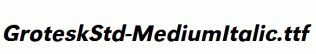 GroteskStd-MediumItalic.ttf