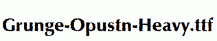 Grunge-Opustn-Heavy.ttf
