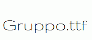 Gruppo.ttf