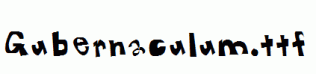 Gubernaculum.ttf