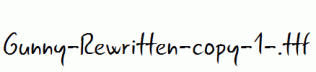Gunny-Rewritten-copy-1-.ttf