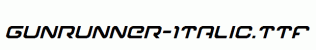 Gunrunner-Italic.ttf