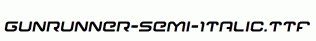 Gunrunner-Semi-Italic.ttf