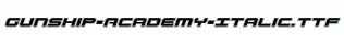 Gunship-Academy-Italic.ttf
