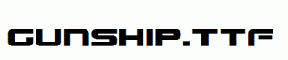 Gunship.ttf
