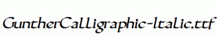 GuntherCalligraphic-Italic.ttf