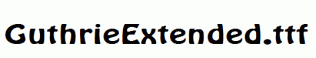 GuthrieExtended.ttf