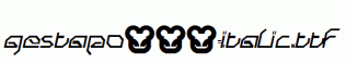 gestapo001-Italic.ttf