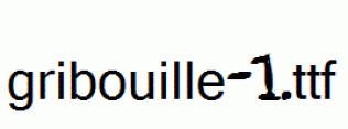 gribouille-1.ttf