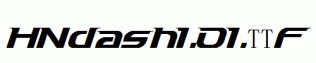 HNdash1.01.ttf