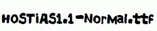 HOSTIAS1.1-Normal.ttf