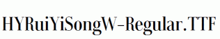 HYRuiYiSongW-Regular.ttf