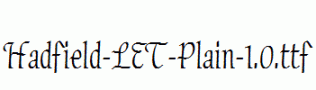 Hadfield-LET-Plain-1.0.ttf