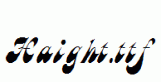 Haight.ttf