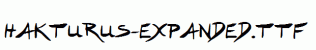 Hakturus-Expanded.ttf