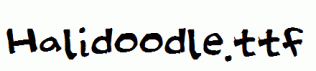 Halidoodle.ttf