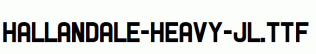 Hallandale-Heavy-JL.ttf